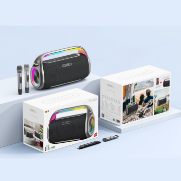High-Power Portable Outdoor Dual-Mic Karaoke Wireless Speaker XL-SP923 VIDVIE