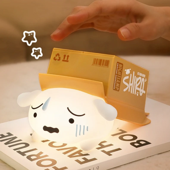 Shiro Box Night Lamp + Phone Holder អំពូលពេលយប់ឈីងចាង អាចទ្រទូរស័ព្ទបាន